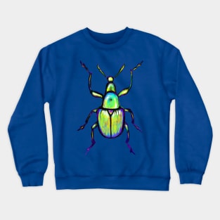 Iridescent Beetle Crewneck Sweatshirt